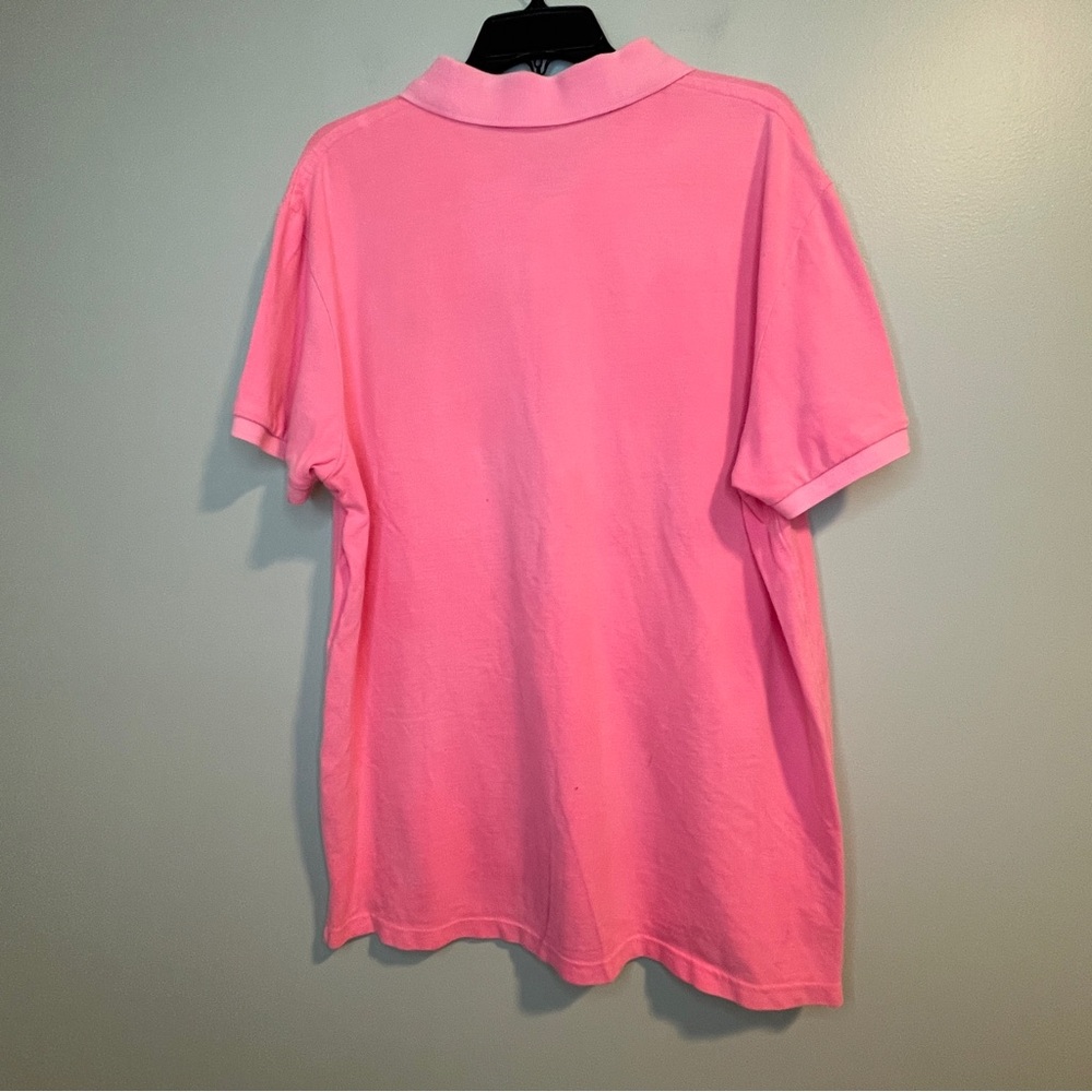 American Eagle Outfitters Athletic Fit Pink Polo Classic - Picture 3 of 6